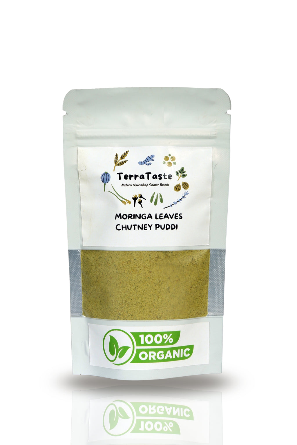 TerraTaste Moringa Leaves Chutney Puddi, 100g