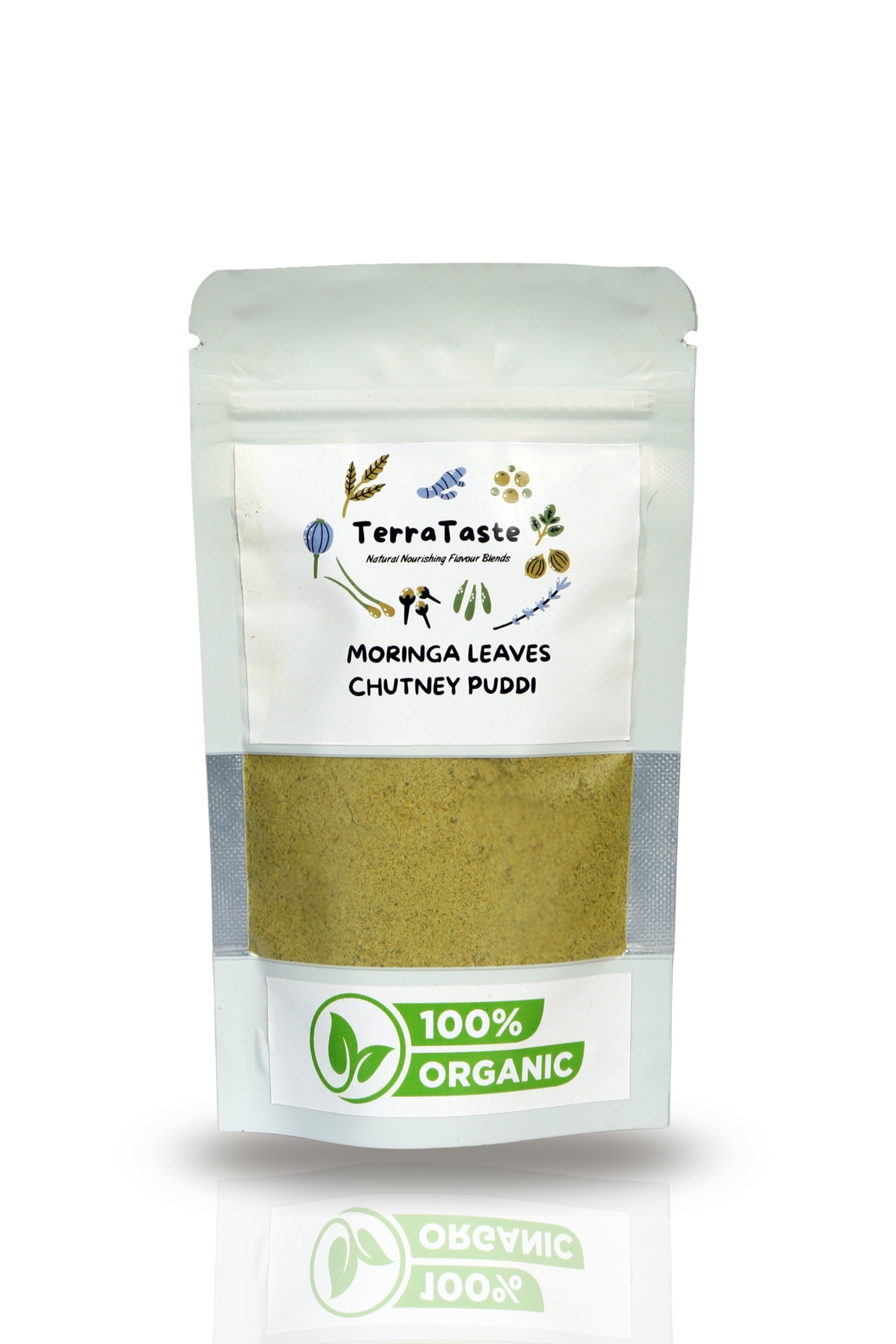 TerraTaste Moringa Leaves Chutney Puddi, 100g