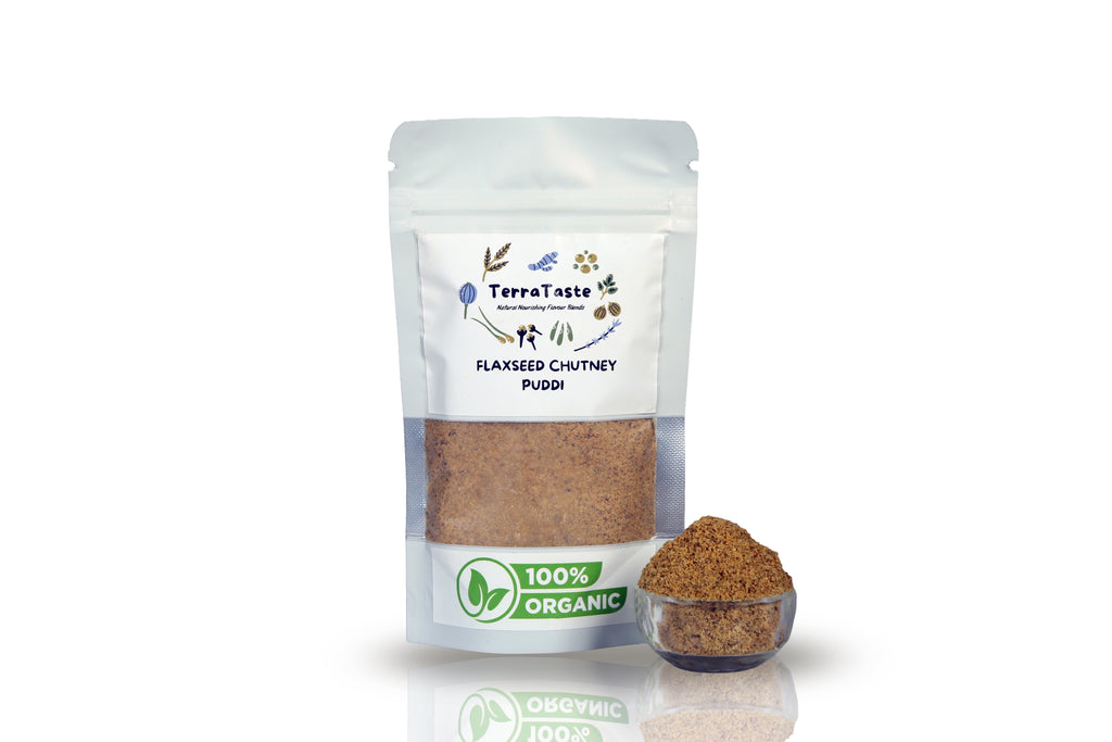 TerraTaste Flax Seeds Chutney Puddi, 100g